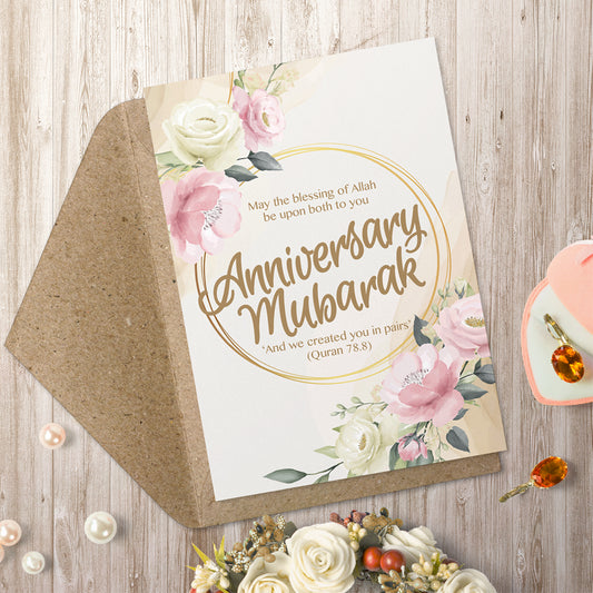 Anniversary Mubarak card